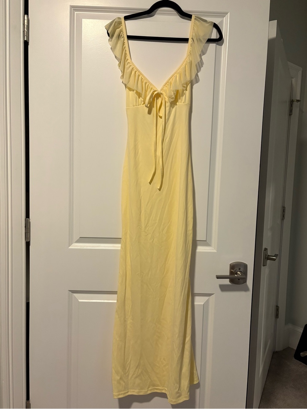 Yellow maxi dress NWOT